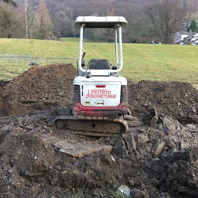 Digger Hire with Man in Grasmere - Cumbria